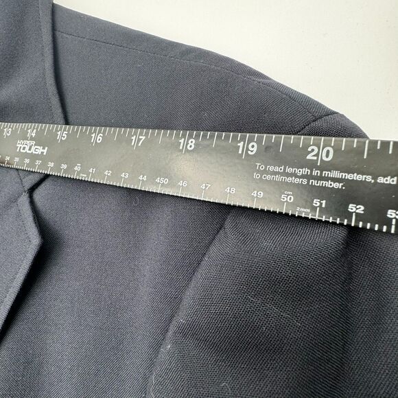 JOS A. BANK 48L Black Wool Executive Collection Gold Button Blazer Suit Jacket - Picture 9 of 12